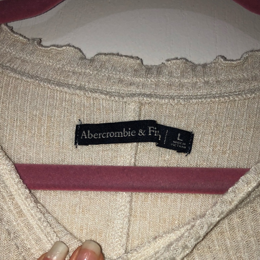 a&f ribbed long sleeve